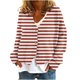 thumbnail image 2 of Chaqueta informal de manga larga sin capucha para mujer, cárdigan estampado a la moda, chaqueta informal de moda, camiseta de manga larga con cuello en V, chaqueta informal de manga larga con capucha,, 2 of 5