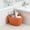 Orange, variant on Woven Grocery Basket - Plastic Picnic Storage Basket with Handles, Spacious Multi-Purpose Shopping Tote for Laundry, Snacks, Shower Caddy - Blue