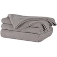 thumbnail image 1 of Berkshire Polartec Softec Blanket (King, Grey), 1 of 2
