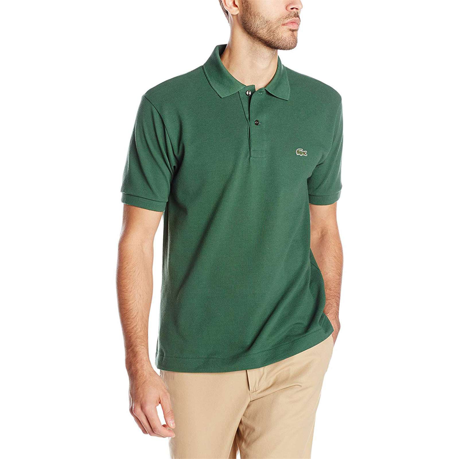 Lacoste Mens Short Sleeve Garment Dyed Vintage Polo