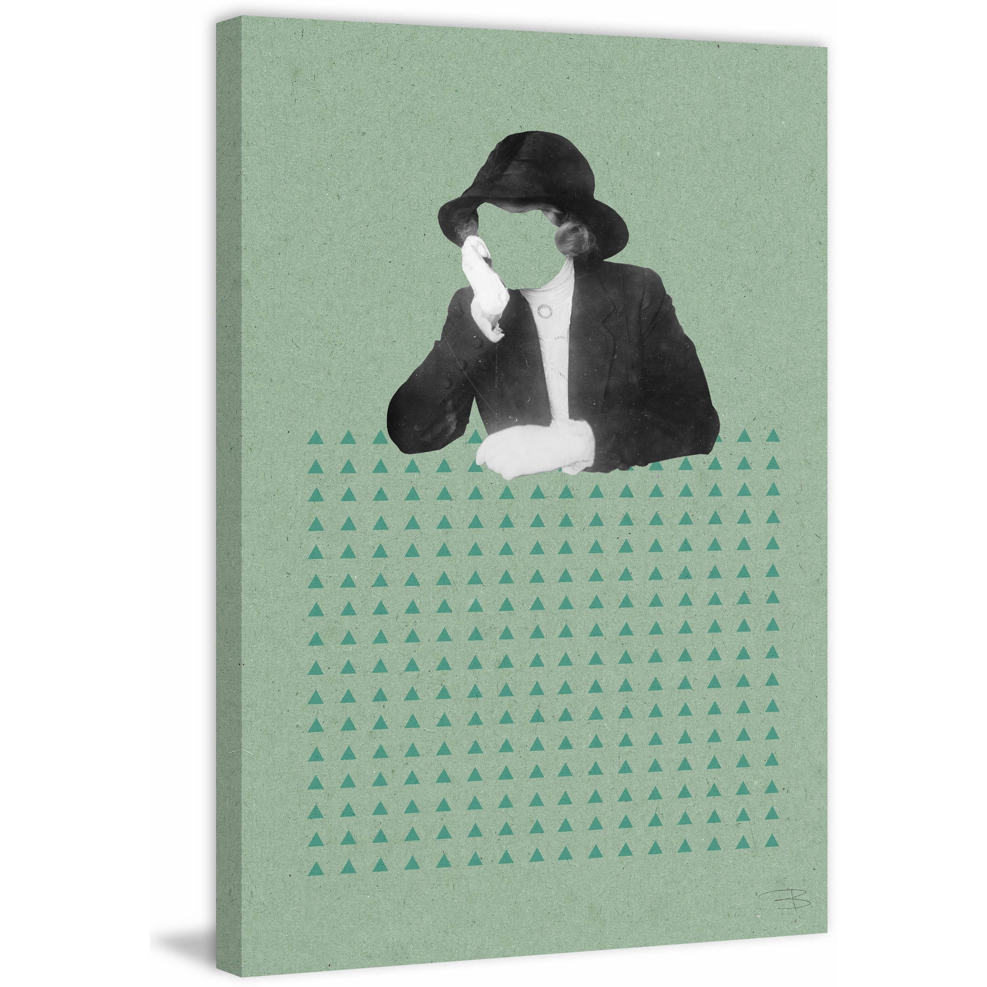 Marmont Hill "Pareja Casa" by Bengoa Vazquez Painting Print on Wrapped Canvas