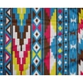 thumbnail image 5 of oneOone Polyester Lycra Blue Fabric Tribal Fabric For Sewing Printed Craft Fabric By The Yard 56 Inch Wide, 5 of 5