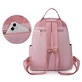 thumbnail image 5 of Clearance Under $11, 1 Pack Mini Backpack Purse for Women, Lightweight Fashion Daypack, Water-Resistant Nylon Small Travel Bag for Work and Daily Use, 34*27cm(Pink), 5 of 8