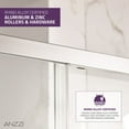 thumbnail image 4 of ANZZI Halberd 48 in. x 72 in. Framed Shower Door with TSUNAMI GUARD in Polished Chrome, 4 of 12