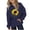 #02 Navy, variant on Busydd Girls Clothes 4-14 Years Fashion Print Fleece Hoodies for Teens Unisex Casual Loose Boys Comfortable Hoodie Girls Clothing with Pocket 5 Years