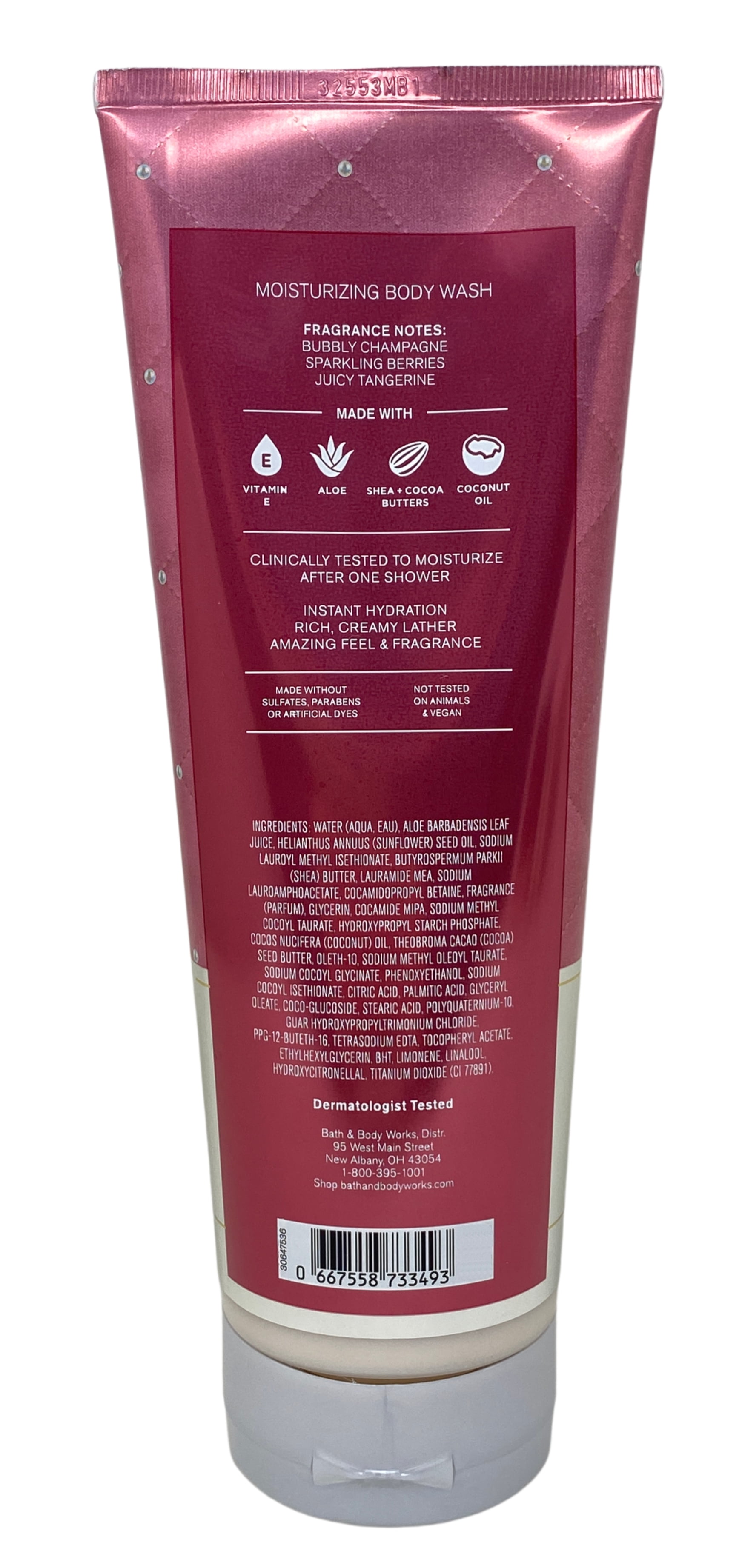 Bath & Body Works Champagne Toast 2 Moisturizing Body Washes with a Himalayan Salts Springs Bar Soap
