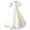 Beige, variant on Wdgfv Flower Girls Dress 3D Embroidery Lace Appliqued Puff Tulle Satin Bow High-Waisted Maxi Dress Beige 6-7 Years