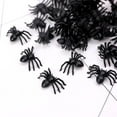 thumbnail image 7 of 100 PCS Mini Fake Spider，Plastic Black Spider Toys, Simulated Insect Toys for Funny Prank Spider and Joke Halloween Party Supplies, 7 of 7
