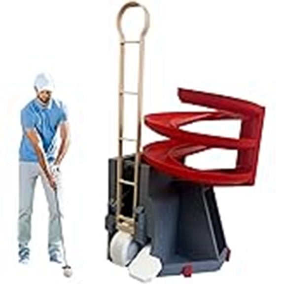 Golf Ball Launcher - High Capacity Loader, Automatic Tee Up Machine, Golf Ball Dispenser Club Accessories B