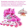thumbnail image 4 of Patines en línea ajustables para niños Juego de patines de ruedas iluminados con, 4 of 8