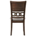thumbnail image 6 of New Classic Gia 3-Piece 42" Round Wood Dining Set with 2 Chairs in Cherry, 6 of 9
