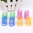 thumbnail image 2 of OUTAD 4Pcs Plastic Spring Cat Toy Colorful Coil Spiral Springs Pet Action Wide Durable Interactive Toy Pet Accessory, 2 of 7