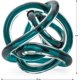 thumbnail image 3 of Glass Dcor Ball, 4.5-inch Diameter, Teal, 3 of 3