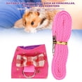 thumbnail image 1 of Hamster Harness, Small Animal Harness, With Sturdy D- Hook& Design Ferret Traction Rope For Chinchillas Squirrels XS,S,M, 1 of 8
