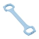 thumbnail image 4 of Banda de resistencia para fitness con forma de 8, equipo de ejercicio con cuerda elástica para resistencia. Azul, 4 of 9