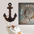 thumbnail image 6 of Rustic Wooden Anchor Nautical Themed with Rope Crosses Wall Art Decor, 6 of 6