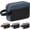 Blue&Black, variant on Travel Toiletry Bag for Women and Men,Lightweight Makeup Bag Hanging Dopp Kit with Shaving Compartment Cosmetic Organizer Large Tool Bag Travel Essentials,Gifts for Men(Large,Navy Blue)