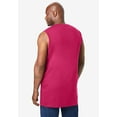 thumbnail image 2 of KingSize Men's Big & Tall Shrink-Less Longer-Length Lightweight Muscle Pocket Tee, 2 of 3