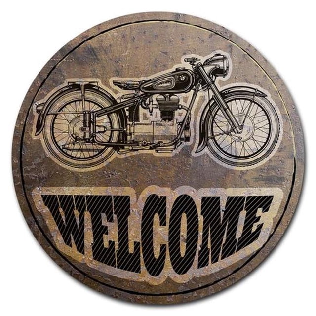 SignMission C-16-CIR-WS-Welcome Home Corrugated Plastic Sign with Stakes 16 in. Circular - Welcome Foolish Mortals