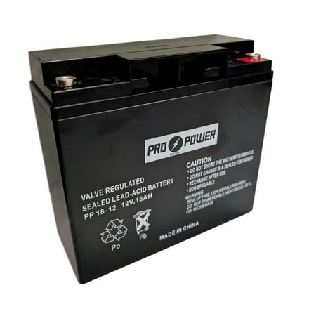 - 12v 18ah for BOOSTER PAC ES2500, SLA,VRLA RECH, Authentic Genuine Casil SLA Battery By Pro Power From USA
