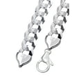 thumbnail image 4 of Silver Chain - Mens White Chain / Curb Chain, 4 of 7