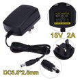 thumbnail image 3 of DC15V 2A Adapter AC 100V-240V to DC 15V Converter Power Supply Adapter, 3 of 3
