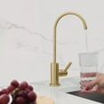 thumbnail image 1 of Stylish Lodi 11 ¼" Ht Brushed Gold Single Handle Water Tap Faucet K-142G, 1 of 12