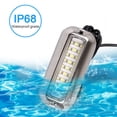thumbnail image 4 of Jinsinto 2x 27LED Bleu Lampe de Ponton/barre Arrière Marine sous-Marine en Acier Inoxydable, 4 of 5