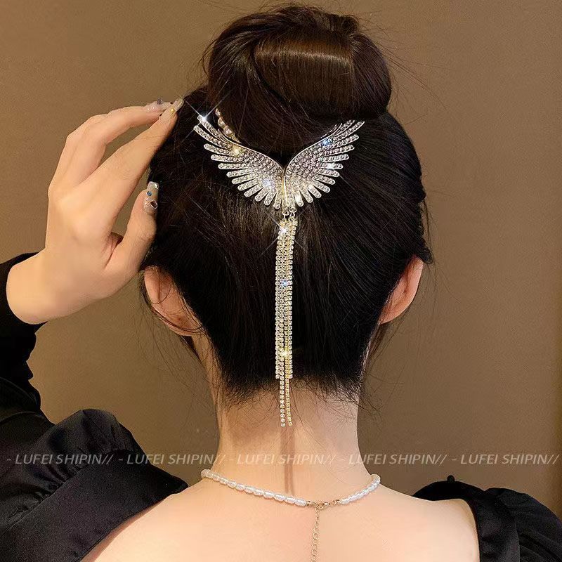 EKE Women’s Hair Clip Vintage Retro Back-Wear Elegant Hair Accessory with Fashion Texture