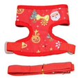 thumbnail image 3 of Christmas Pet Vest Harness Set Reflective Adjustable Dog Wearing Breathable Mesh Vest With Leash Chicken Hen Leash For Duck, 3 of 5