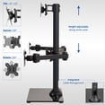 thumbnail image 5 of VIVO Steel Quad Freestanding 3 + 1 Monitor Mount | 4 Screens up to 24", 5 of 8