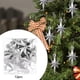 thumbnail image 5 of 12 piezas de colgantes de estrella de árbol de Navidad, manualidades, colgante de estrella de árbol de Navidad Plata, 5 of 6