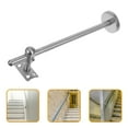 thumbnail image 4 of FELTECHELECTR Soporte de pasamanos de acero inoxidable ajustable, soporte de pasamanos de pared, soporte de pasamanos de pared, soporte de hardware de escalera para exteriores, 4 of 5