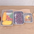 thumbnail image 6 of Stainless Steel Food Storage Box Fresh-keeping Box Lid Rectangle Sausage Noodles Fruit Dish with Cover Food Storage Containe, 6 of 7