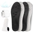 thumbnail image 1 of Cojín de masaje Insoles 4D Cloud para mujeres y hombres, color negro, 2 pares, 1 of 6