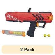 (2 pack) Nerf Rival Apollo XV-700 Team Red Toy Blaster with 7 Ball Dart Rounds for Ages 14 and Up
