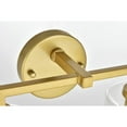 thumbnail image 5 of Living District Mayson 4 light Brass and Clear Bath Sconce, 5 of 7