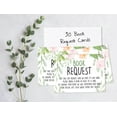 thumbnail image 3 of Inkdotpot 30Floral Gender Neutral Baby Shower Book Request Cards Bring A Book Instead Of A Card Baby Shower Invitations Inserts Games, 3 of 6