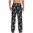 thumbnail image 2 of FREEAMG Pineapple Pajama Pants for Men, Men's Separate Bottoms, Comfortable Lounge Pants for Men（393）, 2 of 7