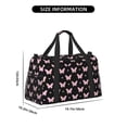 thumbnail image 3 of Rocae Gradient Butterfly Print Hand Travel Bag Travel Duffel Bag and Fitness Bag, Women's Waterproof Weekend Tote, Men's Travel and Fitness Essentials, 3 of 7
