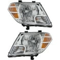 thumbnail image 4 of CAPA For 09-21 Frontier Truck Headlight Headlamp Head Light Lamp w/Bulb PAIR SET, 4 of 5