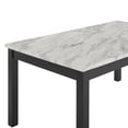 thumbnail image 4 of New Classic Celeste 5-Piece Wood Rectangle Dining Table Set in Gray, 4 of 10