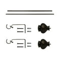 thumbnail image 4 of Kings Adjustable Single Curtain Rod 28" to 48"-Bronze, 4 of 5