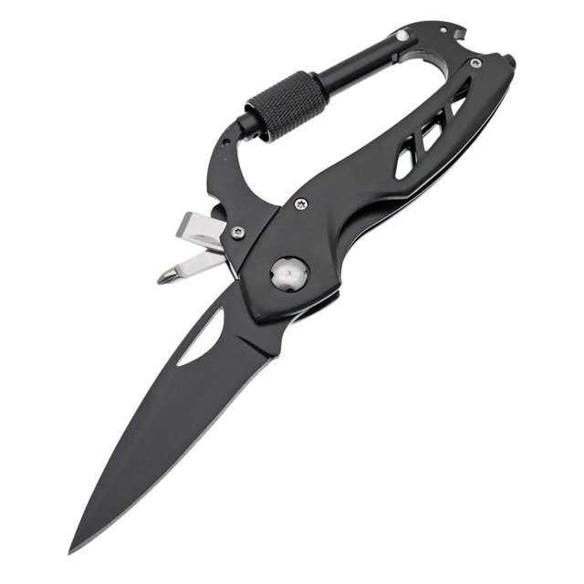 GUANGHONG Multitool Portable en Acier Inoxydable pour Femmes Poche Utilitaire Pratique avec Tournevis en Verre Crochet EDC pour Camping Randonnée, Fenêtre d'Urgence, Fenêtre de Fenêtre