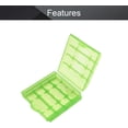 thumbnail image 3 of HUGFEGWE 4 x AA Battery Storage Case Holder Organizer Box Green 4Pcs CJB91-112426, 3 of 6