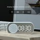 thumbnail image 5 of Altavoz Bluetooth inalámbrico HD reloj despertador reloj con espejo tarjeta Radio regalo mini estéreo, 5 of 5