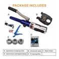 thumbnail image 4 of Hydraulic Pex Pipe Crimping Tools Pressing Plumbing Tools For Pex,Stainless Steel And Copper Pipe,Suit For Narrow Space
--------
,Super Fast Cutting Speed, 4 of 7