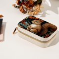 thumbnail image 7 of Squirrel Velvet Portable Necklace Organizer with Removable Compartment - Display Case, Earring Organizer, and Necklace Holder - Gift, 7 of 7