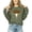 Army Green Sweatshirt, variant on Mom Bull Skull Sweatshirt for Women Trendy Western Country Style Crewneck Army Green Sweatshirt Adult Medium