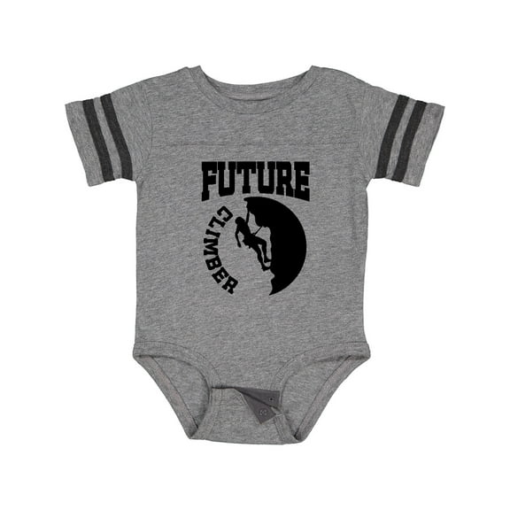 Inktastic Climbing Future Climber Boys or Girls Baby Bodysuit